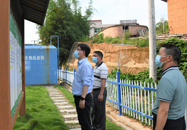 武平县领导开展农村生活污水提升治理工作调研